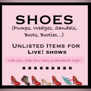 UNLISTED SHOES - for LIVE! Shows
